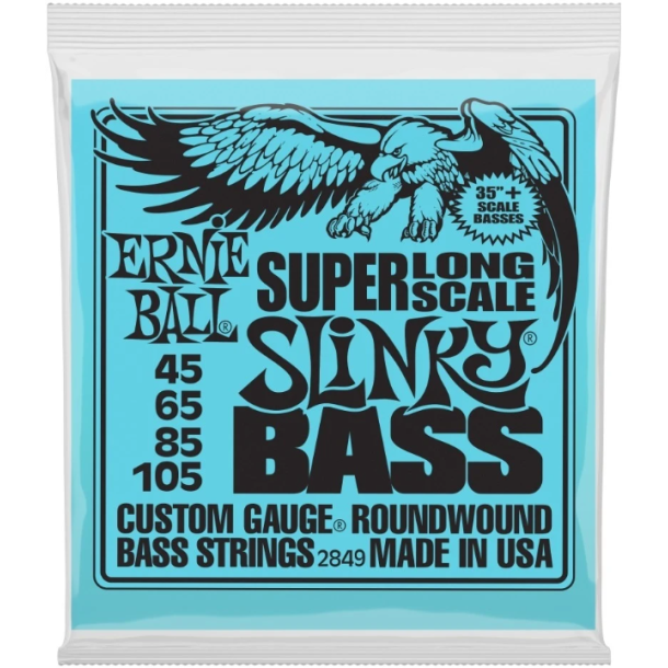 Ernie Ball 2849 Extra Long Scale Hybrid Slinky Bass Nickel